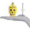 Old World Christmas Blown Glass Ornament for Christmas Tree, Sugar Skull