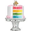 Old World Christmas Blown Glass Ornament for Christmas Tree, Cake On Stand (with OWC Gift Box)