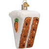 Old World Christmas Blown Glass Ornament for Christmas Tree, Carrot Cake