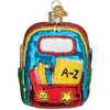 Old World Christmas Blown Glass Ornament for Christmas Tree, First Day Of School (with OWC Gift Box)