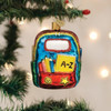 Old World Christmas Blown Glass Ornament for Christmas Tree, First Day Of School (with OWC Gift Box)