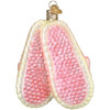 Old World Christmas Blown Glass Ornament for Christmas Tree, Cat Lady Slippers