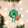 Old World Christmas Blown Glass Ornament Collection, M&M'S Green Easter