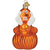 Old World Christmas Blown Glass Ornament for Christmas Tree, M&M'S Orange Autumn