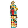 Old World Christmas Blown Glass Ornament for Christmas Tree, Totem Pole