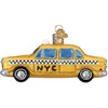Old World Christmas Blown Glass Ornament for Christmas Tree, Nyc Taxi (with OWC Gift Box)
