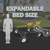 FARM-TUFF Durable ATV Alloy Steel Utility Wagon with Flat-Free Tires, Black, 2200lb Capacity FARM-TUFF Durable ATV Alloy Steel Utility Wagon with Flat-Free Tires, Black, 2200lb Capacity