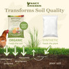 Fancy Chicken All-Purpose Organic Lawn & Garden Food, 100% Dried Pelleted Poultry Manure Fertilizer, 40lb (Covers up to 10,000 sq ft)