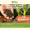 Fancy Chicken All-Purpose Organic Lawn & Garden Food, 100% Dried Pelleted Poultry Manure Fertilizer, 40lb (Covers up to 10,000 sq ft)