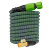 HydroTech Expandable Burst Proof Garden Hose with Heavy Duty Brass Valve, 50ft