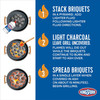 Kingsford The Original Natural Charcoal Briquettes for BBQ Grilling, 16lbs