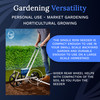 Charles Walters Equipment CWSRS Single Row Seeder for Sowing a Variety of Garden Seeds, Includes 10 Seed Plates