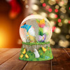 Old World Christmas Musical Tabletop Gnome Snow Globe, Spring Garden, 6.25"