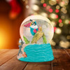 Old World Christmas Musical Tabletop Gnome Snow Globe, Summer Coastal, 6.25"