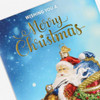 Old World Christmas Ornament Christmas Card, Santa in Sleigh, 7" x 5"