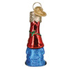 Old World Christmas Blown Glass Ornament for Christmas Tree, Mini Garden Gnome