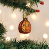 Old World Christmas Blown Glass Mini Ornament for Tree, Jack O'Lantern