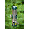 Brome Mega Bird Feeder — Large Capacity Tube Feeder for Wild Birds — 4 lb Seed Capacity