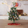Old World Christmas Artificial Mini Pre-lit Tabletop Tree, 18"