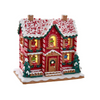 Kurt Adler Battery Operated Light-Up Musical Gingerbread House, 9.5in