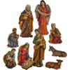 Kurt Adler Nativity Scene Figurine Table Pieces, 10-Piece Set, 12.5"