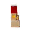 Kurt Adler Battery Operated Wooden Pre-Lit LED Santa's Workshop, 10"