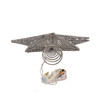 Kurt Adler UL 20-Light Silver Star Treetop for Christmas Tree, 10" Kurt Adler UL 20-Light Silver Star Treetop for Christmas Tree, 10"