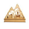 Kurt Adler Battery-Operated Light-Up LED Christmas Mountain Village