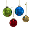 Kurt Adler Multicolor Shiny Glass and Aluminum Ornaments, 20-Piece Set