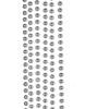Kurt Adler Christmas Decoration, Plastic Round Beaded Garland, Silver, 15’