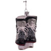 Kurt Adler Noble Gems Glass Ornament for Christmas Tree, Ice Hockey Skates