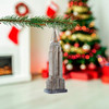 Kurt Adler Noble Gems Glass Ornament for Christmas Tree, Empire State Building