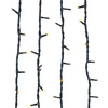 Kurt Adler Indoor/Outdoor Jingle Bright LED Light Set, 100 LED Lights on Green Wire, Warm White Soft Twinkle, 17ft