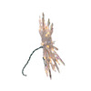 Kurt Adler UL 30-Light Crystal Snowflake Christmas Treetop, 11.25"