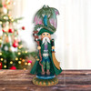 Kurt Adler Hollywood Nutcracker Collection, Wizard With Dragon, 18in