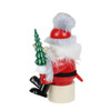 Steinbach Wooden Christmas Shelf-Sitter Decorative Nutcracker, Santa with Tree, 7.8"