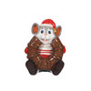 Garden Elements Indoor Outdoor Christmas Figurine, Mouse Eating Donut, 24in