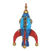 Garden Elements Fiberglass Christmas Table Piece, Toy Spaceship, 43"