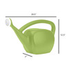 Root & Vessel Mid Century Modern Plastic Watering Can, Green, 2 Gallon