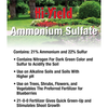 Hi-Yield Ammonium Sulfate 21-0-0 Lawn and Garden Fertilizer, 16lbs, 3,200sq ft
