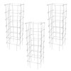 Garden Elements Square 8-Leg Heavy-Duty Collapsible Tomato Cages, 58in H (Pack of 3)