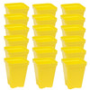 SUNPACK 3.3" x 3.3" Heavy Duty Seed Starting Square Insert Pot, 4" (Pack of 18)