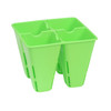 SUNPACK Plastic Seed Starting 4-Cell Square Plug Insert, 5"