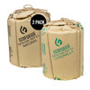 Eco Fuego Fuel Refills for Eco Fuego Fire Pits, 2 x 8-Hour Biodegradable Vegetable Wax Refills, Sustainable & Clean Burning, Interval Use (Pack of 2)