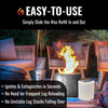 Eco Fuego Fuel Refills for Eco Fuego Fire Pits, 2 x 8-Hour Biodegradable Vegetable Wax Refills, Sustainable & Clean Burning, Interval Use (Pack of 2)
