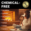 Firewood Central Envi 8 Hardwood Fuel Blocks by Bio-Diversity -100% Natural Compressed Sawdust, High Heat, Long Burn for Fireplaces, Stoves, and Fire Pits (6 Pack)