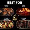 Firewood Central Kiln-Dried PA Hardwood – 8” Splits (30–35 Pieces) – Smoking Wood for Pizza Ovens, BBQ & Fire Pits – Easy Light, Low Smoke, USA Sourced