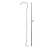 Hookery Black Powder-Coated Steel S-Extension Tree Hook for Outdoor Hanging Decor — 48"
