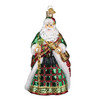 Old World Christmas Blown Glass Ornament for Christmas Tree, Irish Father Christmas
