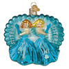 Old World Christmas Blown Glass Ornament for Christmas Tree, Sisters Sisters